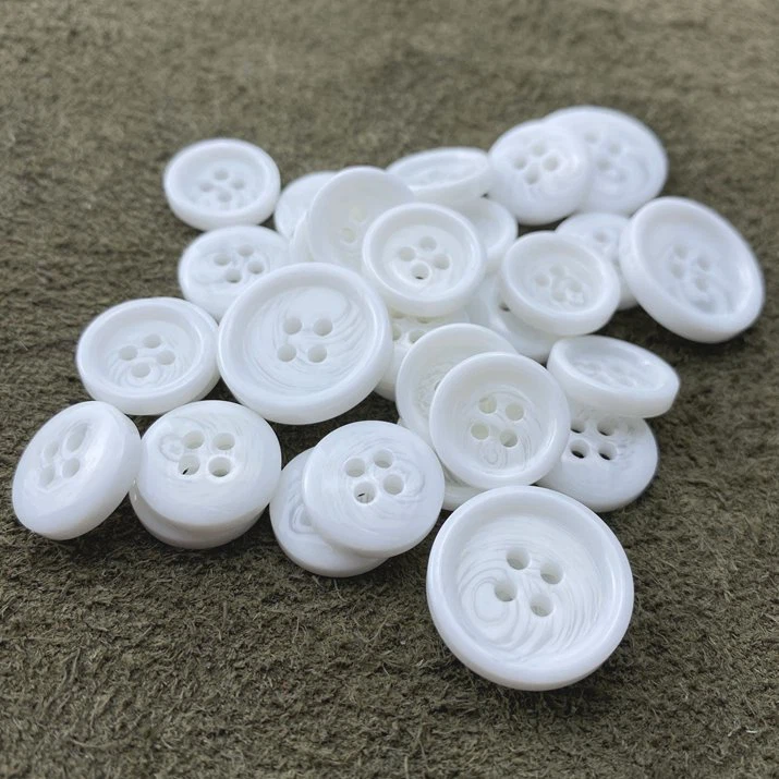 Ivory Plastic Button
