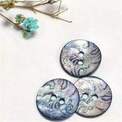 Colorful Sewing Hole Shell Buttons