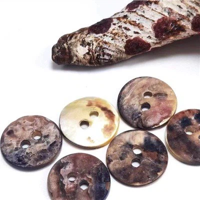 Laser Colourful Seashell Buttons