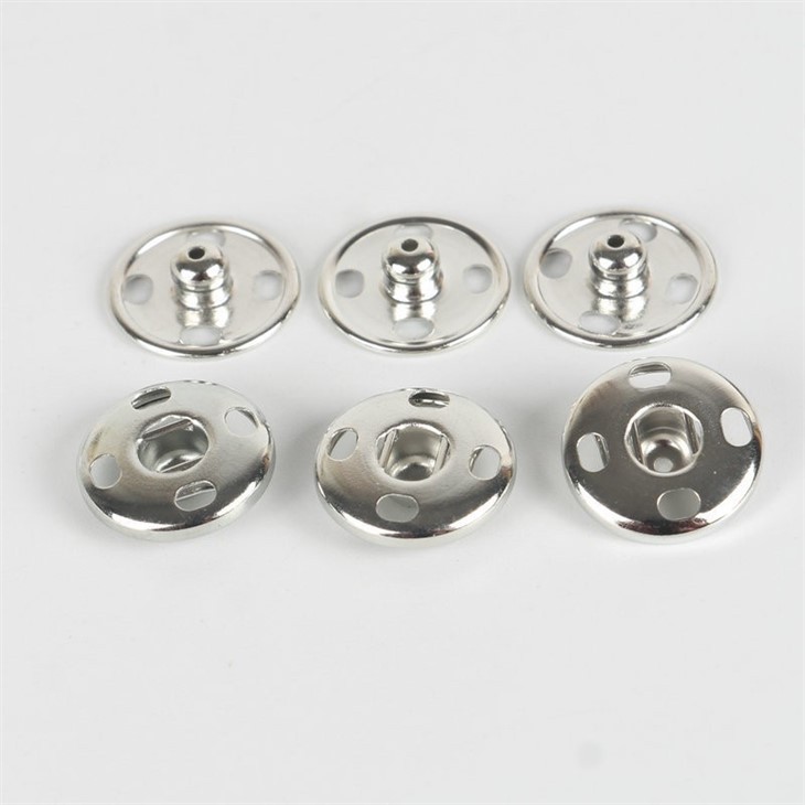 Brass Copper Press Flatback Snap Button Fastener