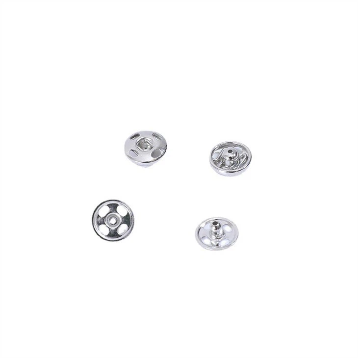 Brass Copper Press Flatback Snap Button Fastener