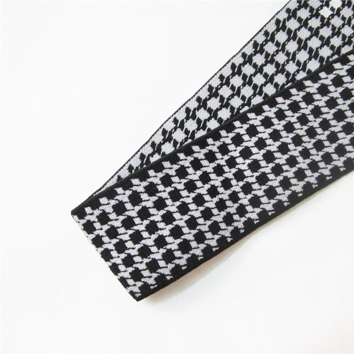 Custom Jacquard Elastic Band Flat Elastic Accessories Belt