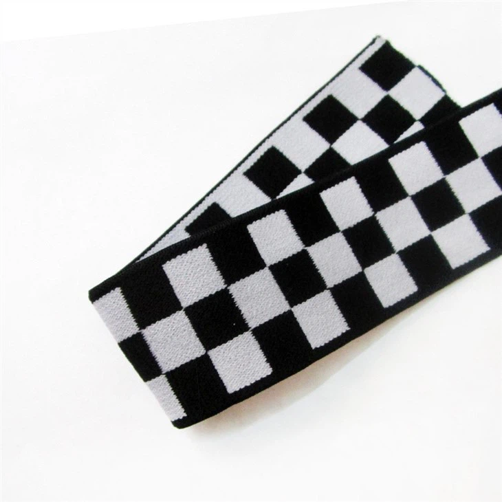 Custom Jacquard Elastic Band Flat Elastic Accessories Belt