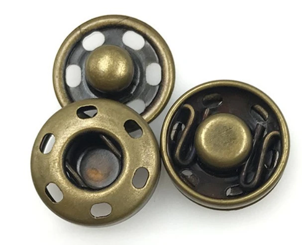 Hidden Cap Spring Press Snap Button