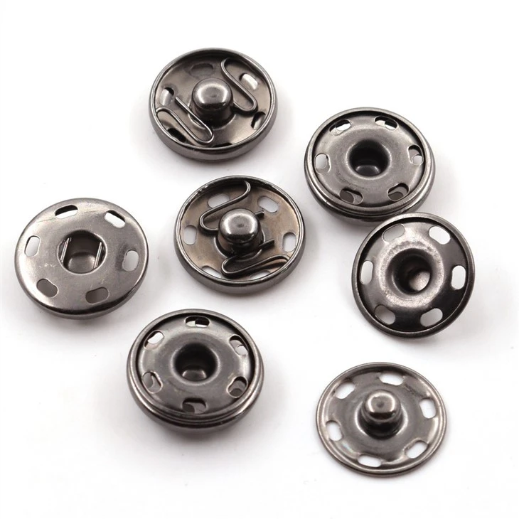 Hidden Cap Spring Press Snap Button