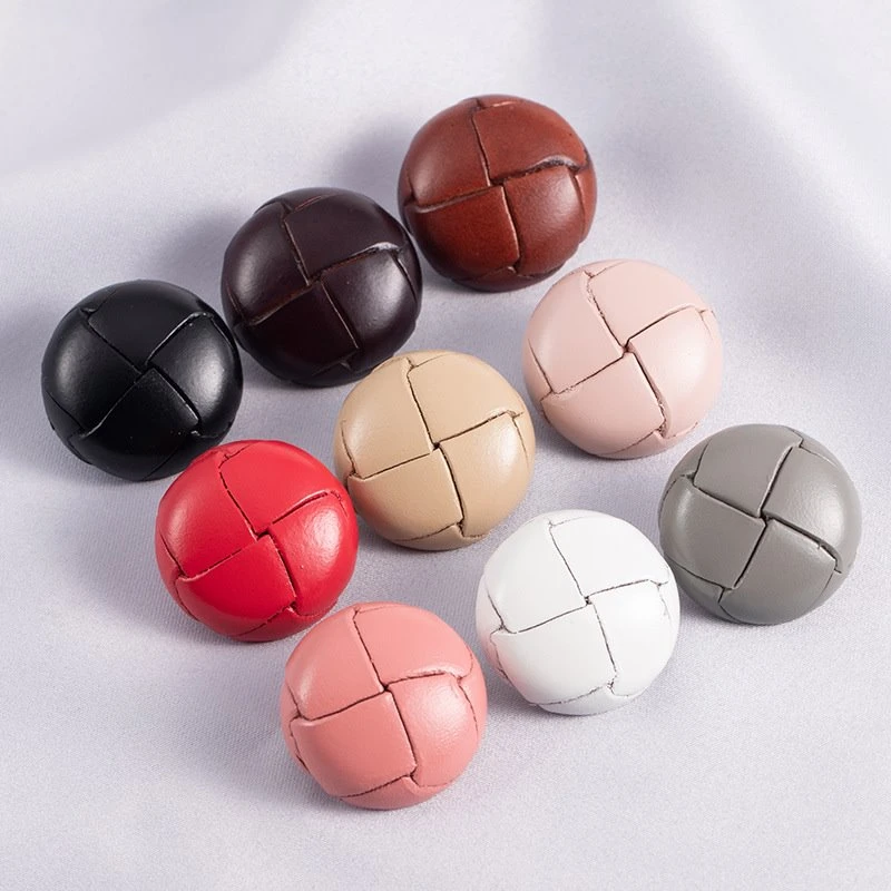 Real Leather Buttons